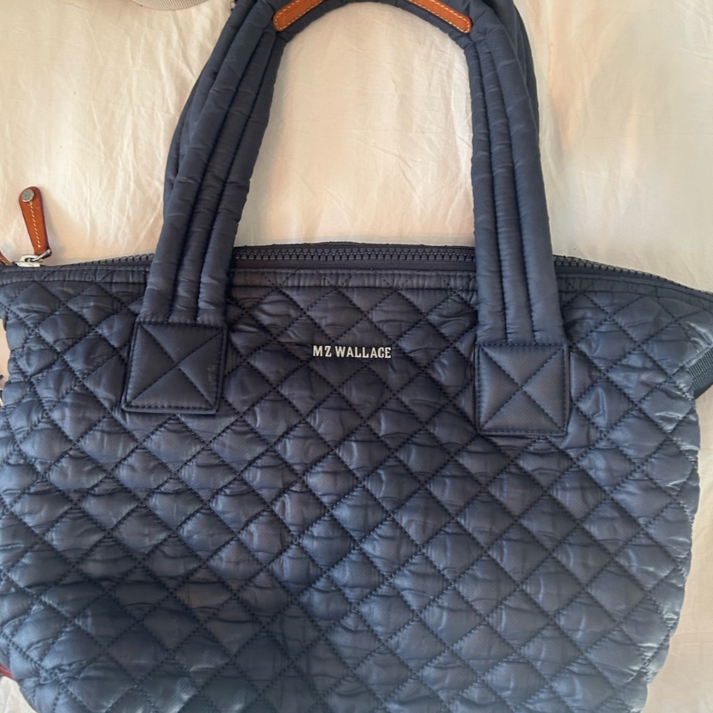 MZ Wallace Dark Blue Quilted Tote
Medium Sutton